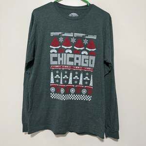 Chicago Ugly Christmas Sweater Watermelons Bean Long Sleeve Shirt